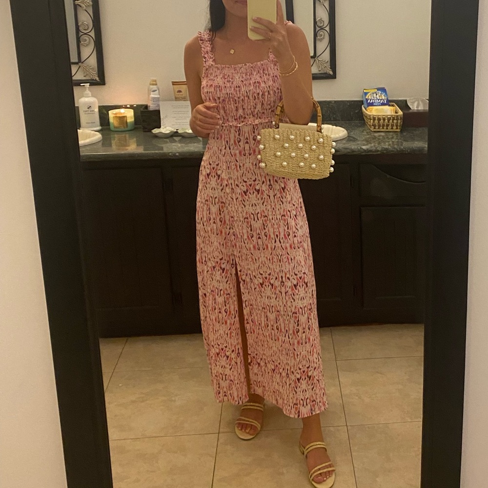 Zara maxi linen dress